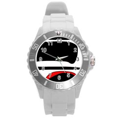 Fantasy Round Plastic Sport Watch (l) by Valentinaart