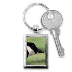 Goose, Black And White Key Chains (rectangle)  by picsaspassion