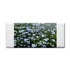 Blue Forget-me-not Flowers Hand Towel by picsaspassion