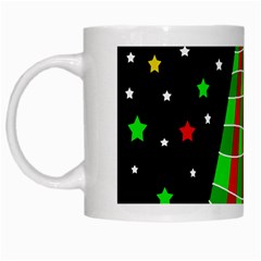 Xmas Tree  White Mugs by Valentinaart