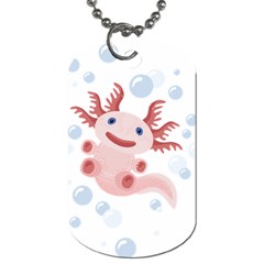 Axolotl Natural Dog Tag (two Sides)