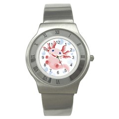 Axolotl Natural Stainless Steel Watch