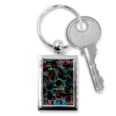 Graffiti Style Design Key Chains (rectangle)  by Valentinaart