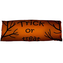 Trick Or Treat - Cemetery  Body Pillow Case Dakimakura (two Sides) by Valentinaart