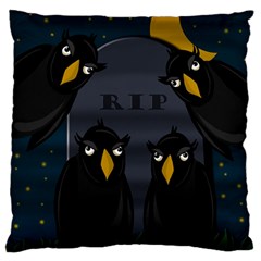 Halloween - Rip Standard Flano Cushion Case (two Sides) by Valentinaart