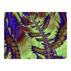 Freaky Friday, Blue Green Double Sided Flano Blanket (mini)  by Fractalworld