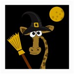 Halloween giraffe witch Medium Glasses Cloth (2-Side) Front