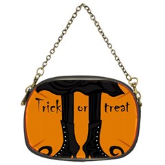 Halloween - Witch Boots Chain Purses (two Sides)  by Valentinaart