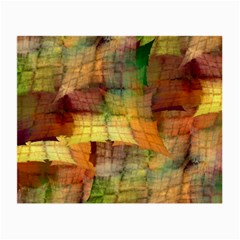 Indian Summer Funny Check Small Glasses Cloth (2-side) by designworld65