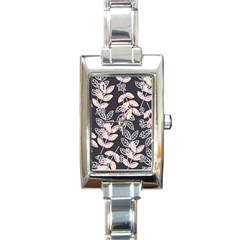 Winter Beautiful Foliage  Rectangle Italian Charm Watch by DanaeStudio