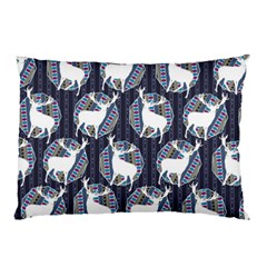 Geometric Deer Retro Pattern Pillow Case (two Sides) by DanaeStudio
