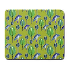 Tropical Floral Pattern Large Mousepads by dflcprints