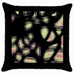 Follow The Light Throw Pillow Case (black) by Valentinaart