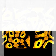 Yellow Design Rectangular Jigsaw Puzzl by Valentinaart