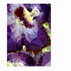 Purple Abstract Geometric Dream Large Garden Flag (two Sides) by DanaeStudio