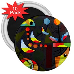 Happy Day 2 3  Magnets (10 Pack)  by Valentinaart