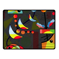 Happy Day 2 Fleece Blanket (small) by Valentinaart