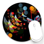 Magical night  Round Mousepads Front