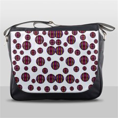 Shimmering Polka Dots Messenger Bags