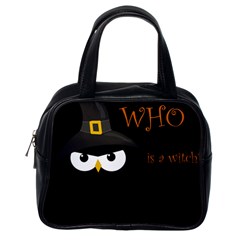 Who Is A Witch? Classic Handbags (one Side) by Valentinaart