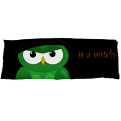 Who Is A Witch? - Green Body Pillow Case Dakimakura (two Sides) by Valentinaart