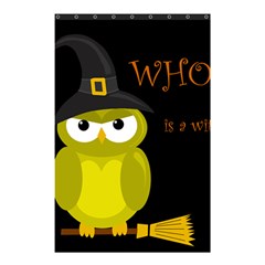 Who Is A Witch? - Yellow Shower Curtain 48  X 72  (small)  by Valentinaart