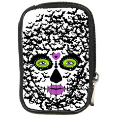 Bat Lady Sugar Skull Compact Camera Cases