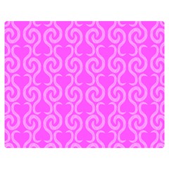 Pink Elegant Pattern Double Sided Flano Blanket (medium) 