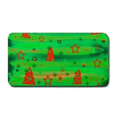 Green Xmas Magic Medium Bar Mats by Valentinaart