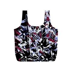 Decorative Abstract Floral Desing Full Print Recycle Bags (s) 