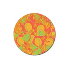 Orange Garden Magnet 3  (round)