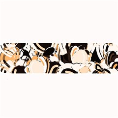 Orange Abstract Garden Large Bar Mats