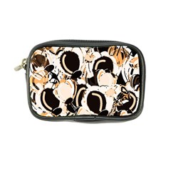 Orange Abstract Garden Coin Purse