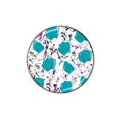 Cyan Roses Hat Clip Ball Marker (10 Pack)