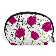 Magenta Roses Accessory Pouches (large) 