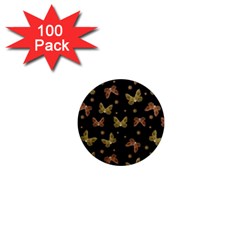 Insects Motif Pattern 1  Mini Magnets (100 Pack) 