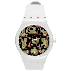 Papyrus  Round Plastic Sport Watch (m)