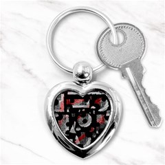 Red Shadows Key Chains (heart) 