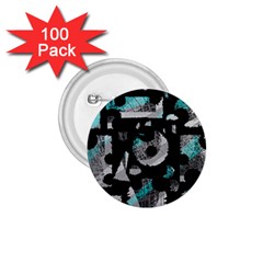 Blue Shadows  1 75  Buttons (100 Pack) 