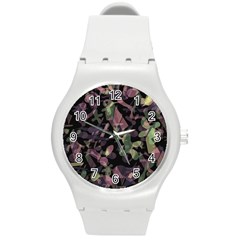 Depression  Round Plastic Sport Watch (m)