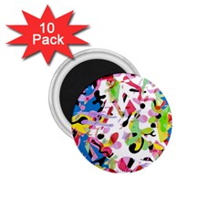 Colorful Pother 1 75  Magnets (10 Pack) 