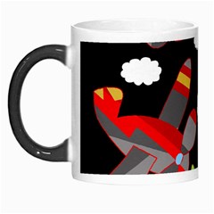 Playful Airplanes  Morph Mugs by Valentinaart