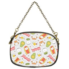 Funny Cat Food Succulent Pattern  Chain Purses (one Side) 