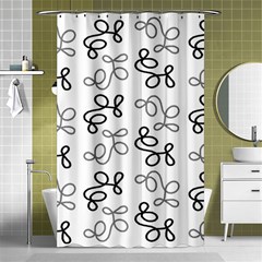 Gray Elegance  Shower Curtain 48  X 72  (small)  by Valentinaart