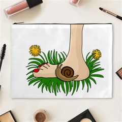 Barefoot In The Grass Cosmetic Bag (xl) by Valentinaart