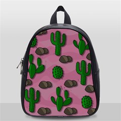 Cactuses 2 School Bags (small)  by Valentinaart