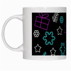 Creative Xmas Pattern White Mugs by Valentinaart