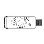 Monster Bird Drawing Portable USB Flash (One Side) Front