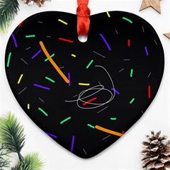 Colorful Beauty Ornament (heart) 