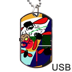 Fly, Fly Dog Tag Usb Flash (one Side) by Moma